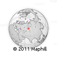 Outline Map of the Area around 53° 40' 8" N, 70° 37' 30" E, rectangular outline