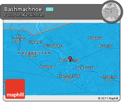 Political Panoramic Map of Bashmachnoe