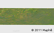Satellite Panoramic Map of the area around 53° 40' 8" N, 83° 13' 29" W
