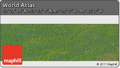 Satellite Panoramic Map of the Area around 53° 40' 8" N, 89° 10' 30" W