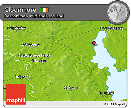 Physical 3D Map of Cloonmore