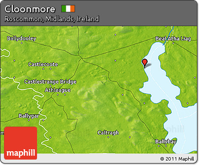 Physical 3D Map of Cloonmore