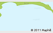 Physical 3D Map of the area around 53° 40' 8" N, 98° 31' 30" W