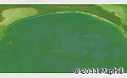Satellite 3D Map of the area around 53° 40' 8" N, 98° 31' 30" W