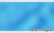 Physical 3D Map of the area around 53° 1' 29" S, 101° 13' 29" E