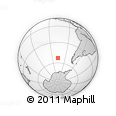 Outline Map of the Area around 53° 1' 29" S, 107° 1' 30" W, rectangular outline