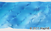 Physical 3D Map of the area around 53° 1' 29" S, 10° 16' 30" E