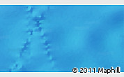 Shaded Relief 3D Map of the area around 53° 1' 29" S, 128° 25' 30" E