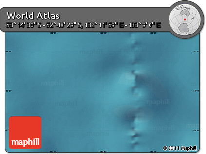 Satellite Map of the Area around 53° 1' 29" S, 132° 40' 30" E
