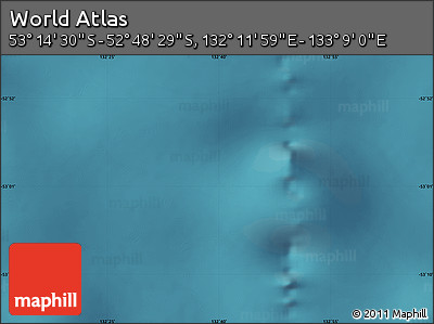 Satellite Map of the Area around 53° 1' 29" S, 132° 40' 30" E