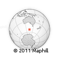 Outline Map of the Area around 53° 1' 29" S, 134° 22' 30" E, rectangular outline