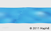 Shaded Relief Panoramic Map of the area around 53° 1' 29" S, 136° 4' 29" E