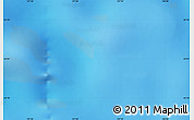 Shaded Relief Map of the area around 53° 1' 29" S, 137° 46' 30" E