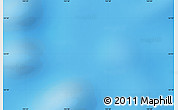 Physical Map of the area around 53° 1' 29" S, 143° 43' 29" E