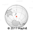 Outline Map of the Area around 53° 1' 29" S, 178° 34' 29" E, rectangular outline