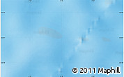 Physical Map of the area around 53° 1' 29" S, 4° 10' 30" W