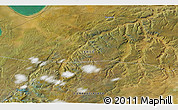 Satellite 3D Map of the area around 53° 1' 29" S, 69° 37' 30" W