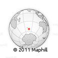 Outline Map of the Area around 53° 1' 29" S, 77° 25' 30" E, rectangular outline
