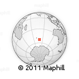 Outline Map of the Area around 53° 1' 29" S, 79° 7' 30" E, rectangular outline