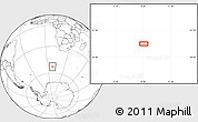 Blank Location Map of the area around 53° 1' 29" S, 8° 34' 29" E
