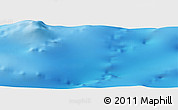Physical Panoramic Map of the area around 53° 24' 42" S, 10° 16' 30" E