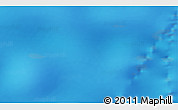 Physical 3D Map of the area around 53° 24' 42" S, 127° 34' 30" E