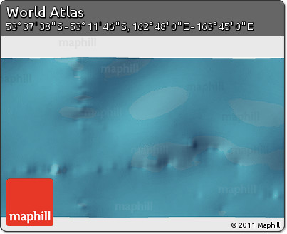 Satellite 3D Map of the Area around 53° 24' 42" S, 163° 16' 30" E