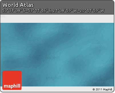 Satellite 3D Map of the Area around 53° 24' 42" S, 21° 10' 29" W