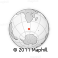 Outline Map of the Area around 53° 24' 42" S, 23° 52' 30" E, rectangular outline