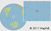 Savanna Style Location Map of the area around 53° 24' 42" S, 27° 7' 30" W
