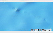 Physical 3D Map of the area around 53° 24' 42" S, 32° 13' 30" W