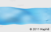 Physical Panoramic Map of the area around 53° 24' 42" S, 3° 19' 30" W