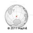 Where is the area around 53° 24' 42" S, 61° 16' 29" E located? Outline Map of the Area around 53° 24' 42" S, 61° 16' 29" E, rectangular outline