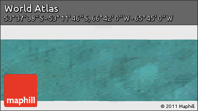 Satellite Panoramic Map of the Area around 53° 24' 42" S, 66° 13' 29" W