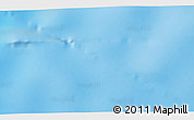Physical 3D Map of the area around 53° 24' 42" S, 71° 28' 29" E
