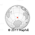 Outline Map of the Area around 53° 24' 42" S, 80° 49' 29" E, rectangular outline