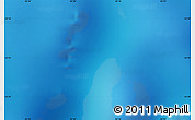 Physical Map of the area around 53° 24' 42" S, 82° 22' 30" W