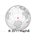 Where is the area around 53° 24' 42" S, 89° 19' 29" E located? Outline Map of the Area around 53° 24' 42" S, 89° 19' 29" E, rectangular outline