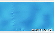 Physical 3D Map of the area around 53° 24' 42" S, 95° 16' 30" E