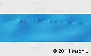 Physical Panoramic Map of the area around 53° 24' 42" S, 96° 49' 29" W