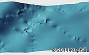 Satellite 3D Map of the area around 53° 24' 42" S, 9° 25' 30" E