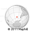 Outline Map of the Area around 53° 47' 48" S, 101° 55' 30" W, rectangular outline