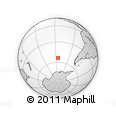 Outline Map of the Area around 53° 47' 48" S, 115° 31' 30" W, rectangular outline