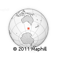 Outline Map of the Area around 53° 47' 48" S, 136° 55' 30" E, rectangular outline