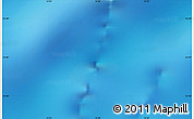 Physical Map of the area around 53° 47' 48" S, 13° 40' 30" E