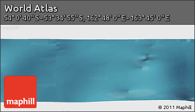 Satellite Panoramic Map of the Area around 53° 47' 48" S, 163° 16' 30" E