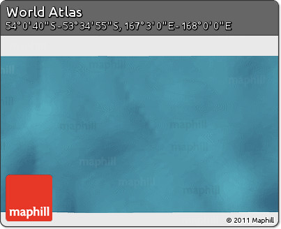 Satellite 3D Map of the Area around 53° 47' 48" S, 167° 31' 30" E
