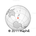 Outline Map of the Area around 53° 47' 48" S, 169° 13' 29" E, rectangular outline
