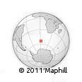 Outline Map of the Area around 53° 47' 48" S, 1° 46' 29" E, rectangular outline