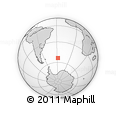 Outline Map of the Area around 53° 47' 48" S, 27° 58' 30" W, rectangular outline
